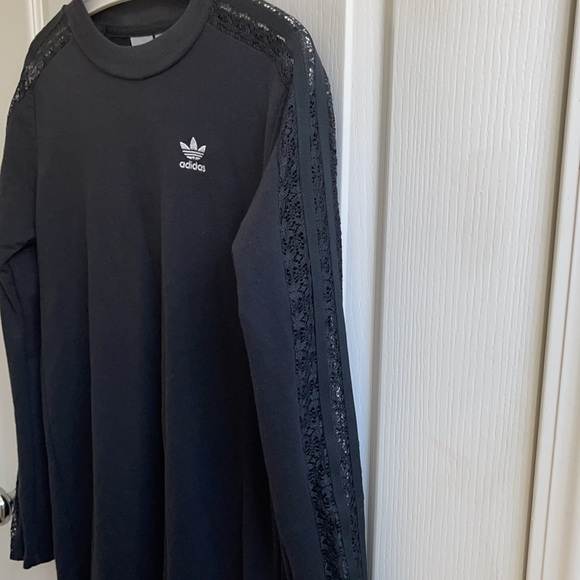 Adidas 3-stripes lace long sleeves tunic dress - Picture 4 of 12